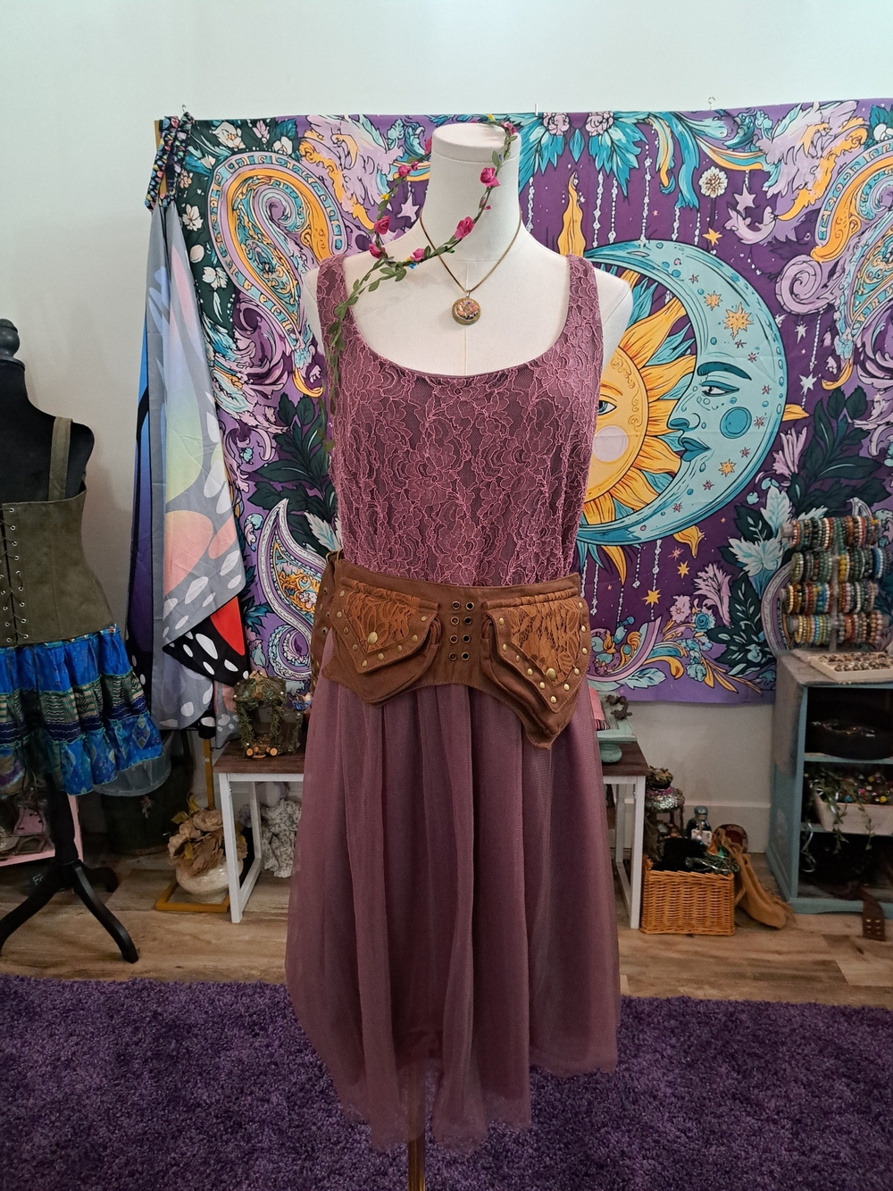 The Woodland Rosewood Fairy • 2XL Complete Fantasy Outfit